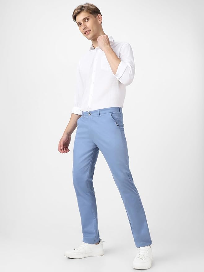 Summer Sky Dreams: Sky Blue Cotton Pants