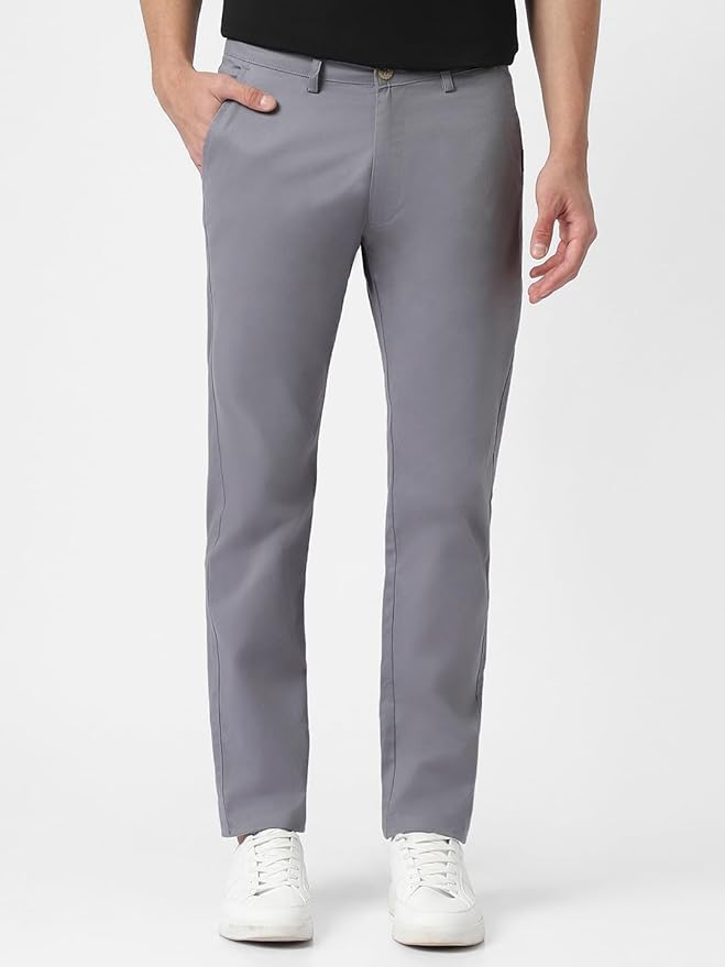 ☁️ Breezy Comfort: Gray Cotton Pants for Summer ☀️