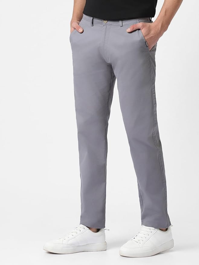 ☁️ Breezy Comfort: Gray Cotton Pants for Summer ☀️