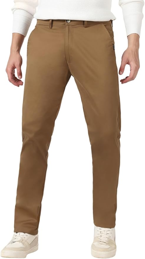 ☀️ Cool Comfort All Summer: Dark Khaki Cotton Pants