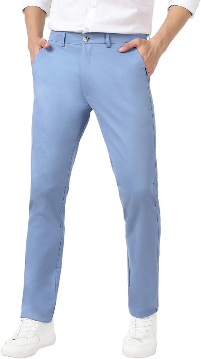 Summer Sky Dreams: Sky Blue Cotton Pants