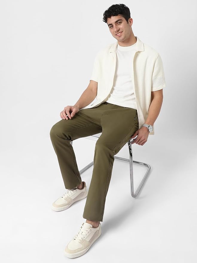 Summer Vibes: Olive Green Cotton Pants ☀️