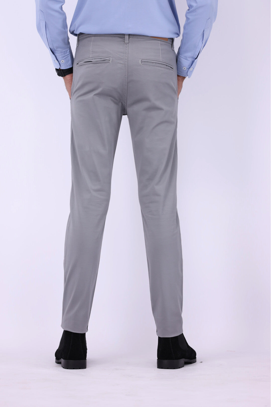 FT Cotton Chinos Pant - Grey