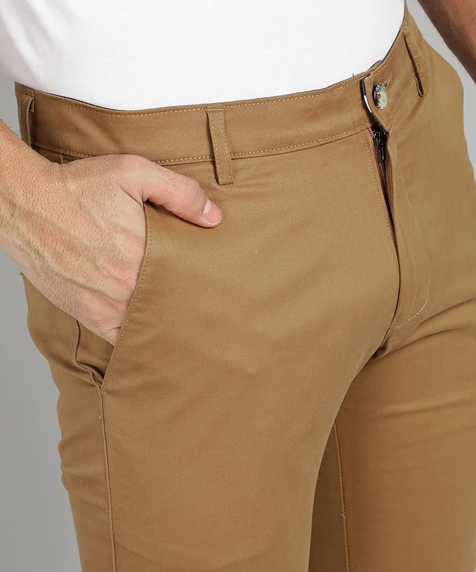 ☀️ Cool Comfort All Summer: Dark Khaki Cotton Pants