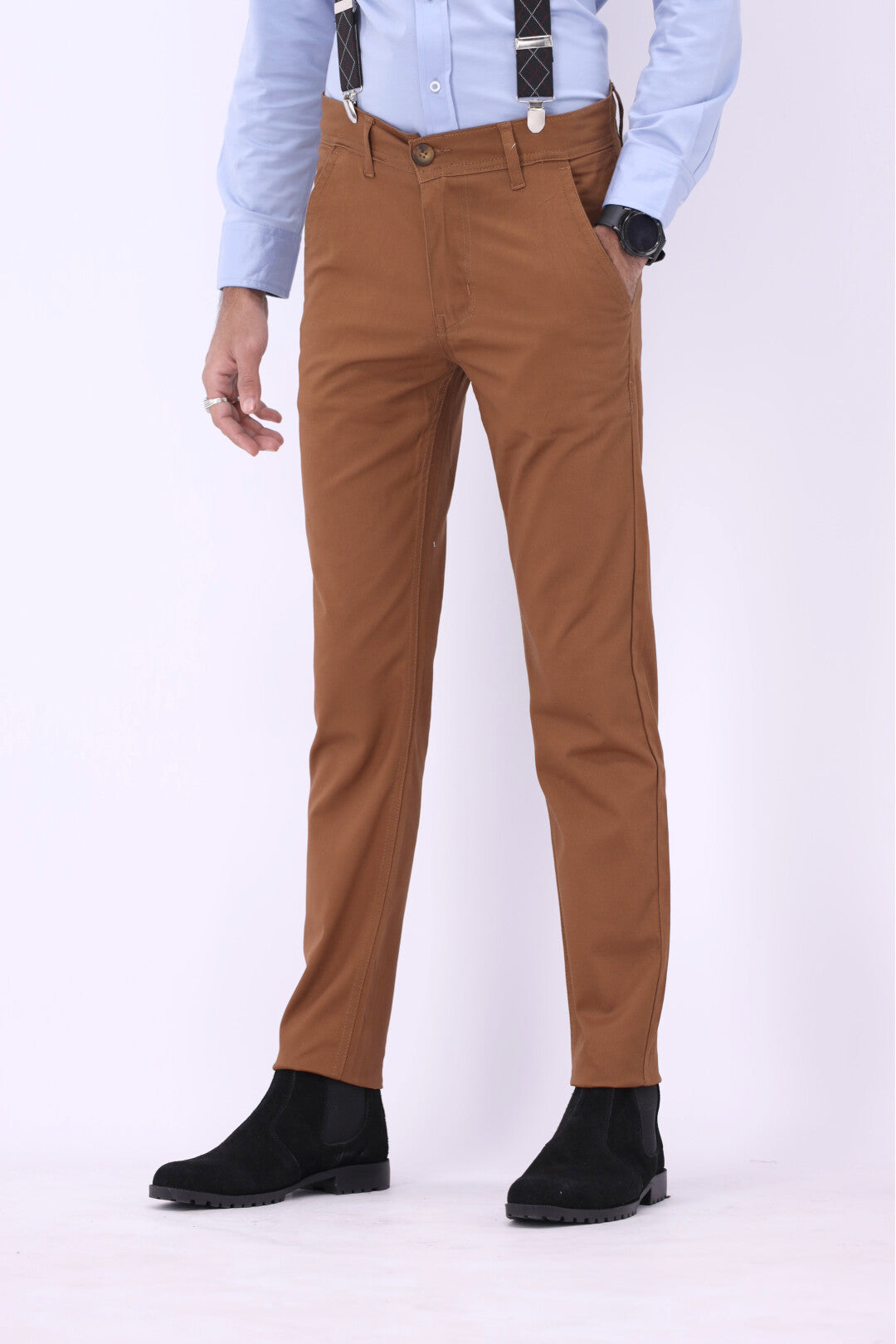 FT Cotton Chinos Pant - Otter Brown