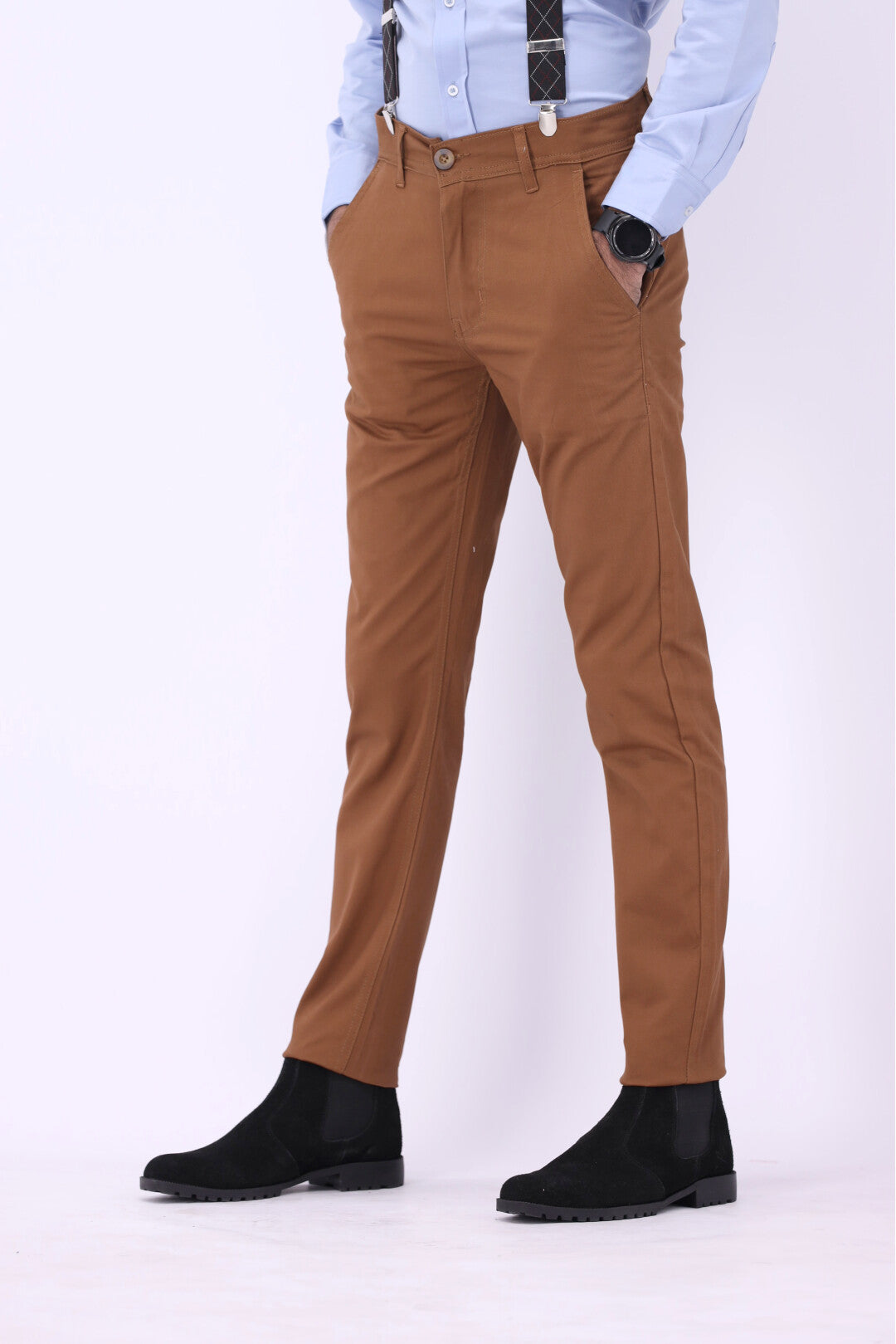 FT Cotton Chinos Pant - Otter Brown