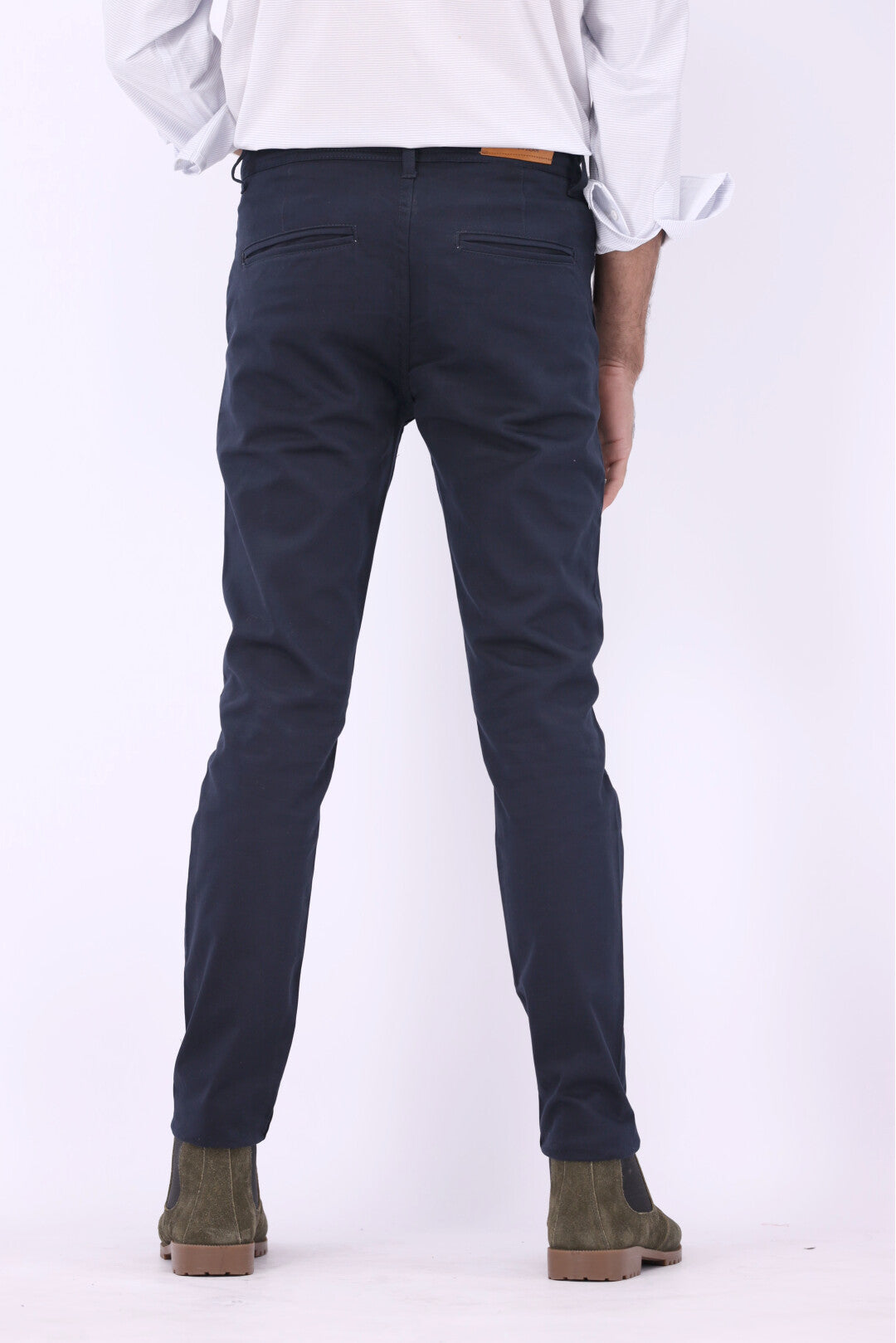 FT Cotton Chinos Pant - Dark Blue