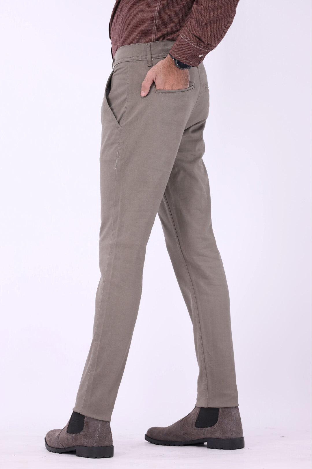 FT Cotton Chinos Pant - Ignite Grey