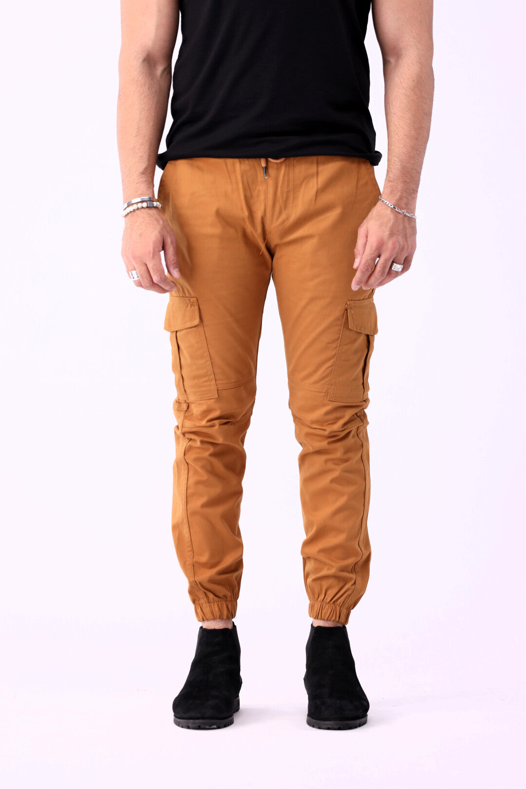 Cargo Six Pocket Trousers for Men, Brown 6 Pocket Cargo Pant