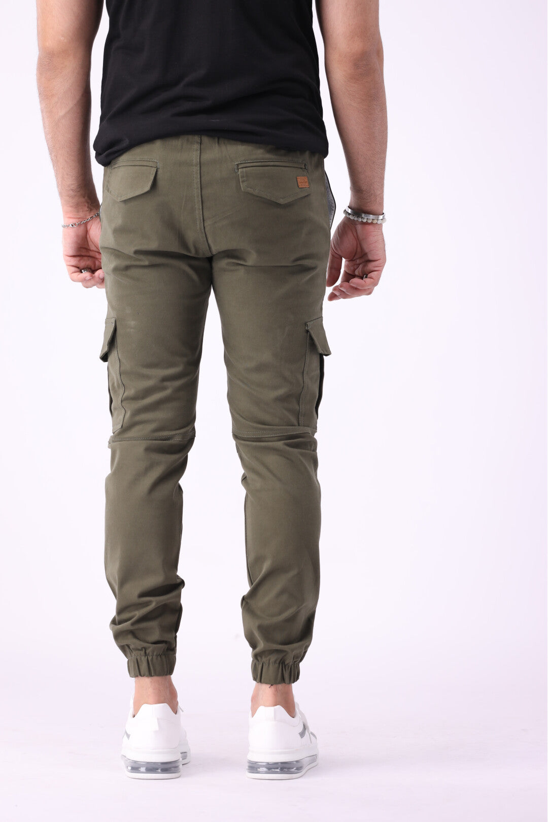 Cargo Six Pocket Trousers for Men, Army Green 6 Pocket Cargo Pant